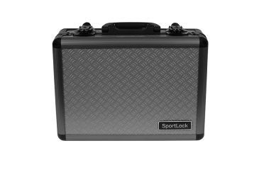 Image of Sportlock AlumaLock Double Handgun Case,8.3x11.9x2.4in,Gray 00002G, EDEMO2