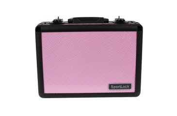 Image of Birchwood Casey Double Pistol Case, Pink, 11.75x8.5x4in 00002P, EDEMO1