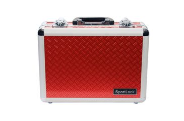 Image of Birchwood Casey Double Pistol Case, Red, 11.74x8.5x4in 00002R