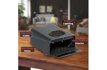 Image of SPORTS AFIELD SA-HD2 HOME DEFENSE QUICK ACCESS VAULTS - BLACK, NO FRT 978BE3DE, SASSAHD2