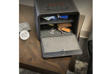 Image of Sports Afield SA-HD3 Home Defense Quick Access Vault, E-Lock, 2 Handguns, 7.5 x 10 x 12in, Black, No FRT, SAHD3