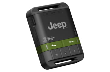 Image of SPOT Gen4 Satellite GPS Messenger, Jeep Edition, Black/Green, SPOT Gen4 Jeep