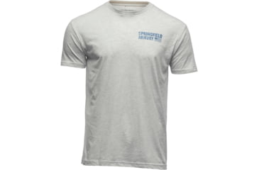Image of Springfield Armory American Flag Short Sleeve T-Shirt - Mens, White, Medium, GEP7124M