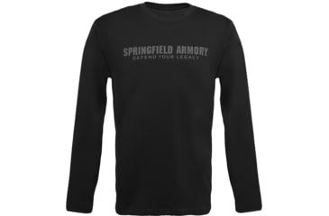 Image of Springfield Armory Defend Your Legacy Long Sleeve T-Shirt - Mens, Black, Large, GEP1664L