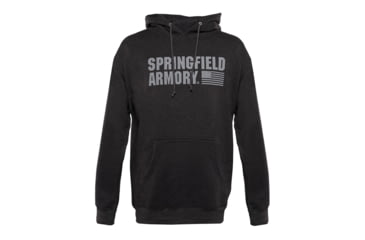 Image of Springfield Armory GEP1663M Springfield Flag Logo Men's Sweatshirt Charcoal Gray