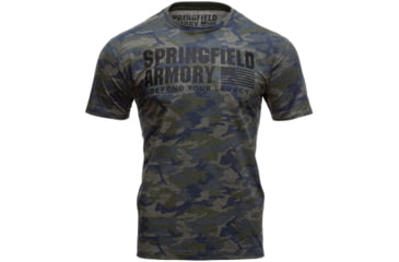 Image of Springfield Armory Vintage Camo Short Sleeve T-Shirt - Mens, Camo, 2XL, GEP71282X