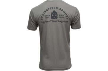 Image of Springfield Armory West Short Sleeve T-Shirt - Mens, Stone Gray, Extra Large, GEP7122XL