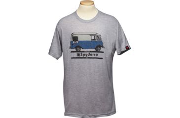 Image of Spyderco Bread Truck T-Shirt, Heather Grey, Medium, TSBTM