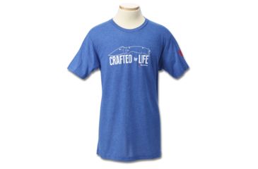 Image of Spyderco Crafted For Life Print T-Shirt - Mens, Blue, Large, TSMCFLL