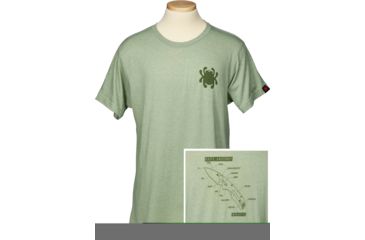 Image of Spyderco Knife Anatomy T-Shirt, Heather Green, Extra Large, TSKAXL