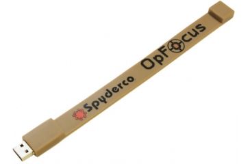 Image of Spyderco OpFocus USB Flash Drive - Tan Wristband USBOP
