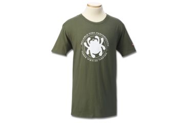 Image of Spyderco Reliable High Performance Print T-Shirt - Mens, Green, Medium, TSMRHPM