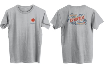 Image of Spyderco Western T-Shirt - Mens, Ice Gray, Large, SPY-TS02GY-L