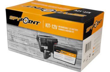 Image of Spypoint 12V Battery Kit w/12ft Power Cable, Black KIT-12V