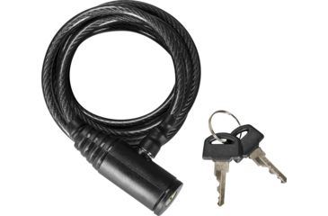 Image of Spypoint 6ft Cable Lock w/2 Keys, Black CLM-6FT
