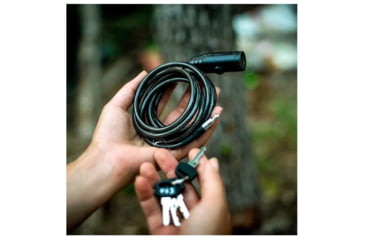 Image of Spypoint 6ft Cable Lock w/2 Keys, Black CLM-6FT