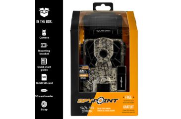 Image of Spypoint Solar 12 MP 42 LEDs Trail Camera, Camo, SOLAR-DARK