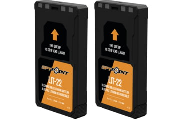 Image of Spypoint LIT 22 Rechargeable Lithium Battery Pack Twin Pack, Black, 5538