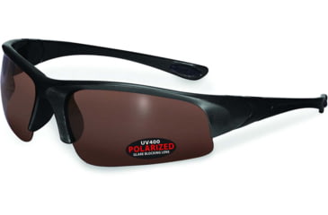 Image of SSP Eyewear Chewuch Polarized Glasses, Black Frame, Bronze Lens, CHEWUCH BLK BRZ