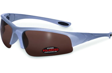Image of SSP Eyewear Chewuch Polarized Glasses, Silver Frame, Bronze Lens, CHEWUCH SLV BRZ