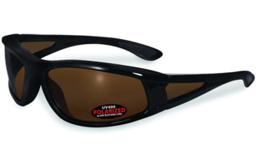 Image of SSP Eyewear Puyallup Polarized Sunglasses, Black Frame, Bronze Lens, PUYALLUP BLK BRZ