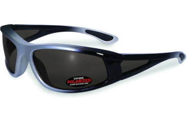 Image of SSP Eyewear Puyallup Polarized Sunglasses, Silver Frame, Gray Lens, PUYALLUP SLV GRY