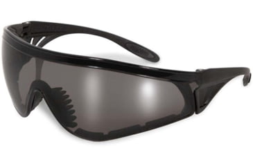 Image of SSP Eyewear Sammamish Safety Glasses, Black Frame, Mirrored Lens, SAMMAMISH M