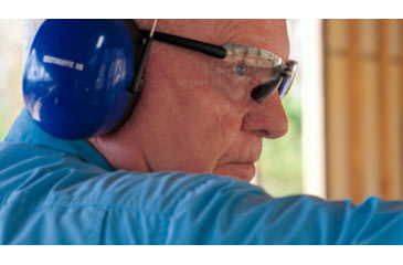 Image of SSP Eyewear Top Focal Shooting Glasses Premier Kit, 1.00, Matte Black Frame, Amber, Clear, and Smoked Lenses, TF100 PREMIER KIT