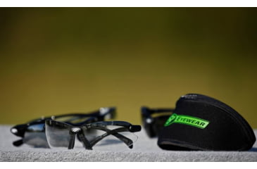Image of SSP Eyewear Top Focal Shooting Glasses Premier Kit, 1.00, Matte Black Frame, Amber, Clear, and Smoked Lenses, TF100 PREMIER KIT