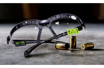 Image of SSP Eyewear Top Focal Shooting Glasses Premier Kit, 1.00, Matte Black Frame, Amber, Clear, and Smoked Lenses, TF100 PREMIER KIT