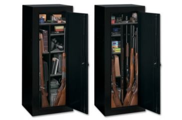 Image of Stack-On 18-Gun Convertible Security Cabinet - Black, Medium GCB-18-C-DS
