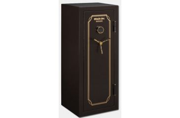 Image of Stack-On 22-Gun w/Back-lit Electronic Lock,24.75x24x59in,Brown Hammertone W-22-BH-E-S