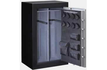 Image of Stack-On 36-Gun Safe w/Back-lit Electronic Lock,35.25x26.75x59in,Black/Silver TD14-36-SB-E-S