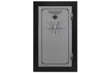 Image of Stack-On 36-Gun with Combination Lock, Matte Black/Silver, Black/Silver, Large TD-36-SB-C-S