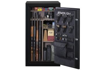 Image of Stack-On 40-Gun, Electronic Lock,, Matte Black A-40-MB-E-S