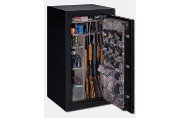 Image of Stack-On 40-Gun Safe w/Electronic Lock,Door Storage,29.25x25.5x55in,Matte Black BC-40-MB-E-S
