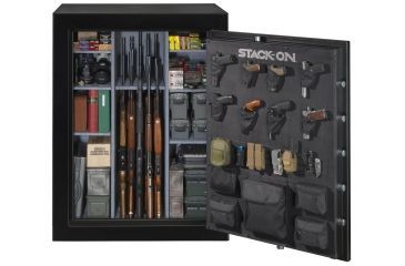 Image of Stack-On 51-69 Gun with Biometric Lock, Matte Black E-69-MB-B-S