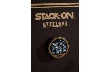Image of Stack-On 60-Gun Safe w/Back-lit Electronic Lock,43x28.5x59in,Brown Hammertone W-60-BH-E-S