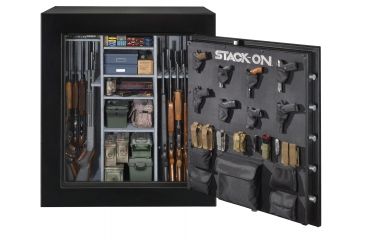 Image of Stack-On 62-90 Gun with Electronic Lock,, Matte Black E-90-MB-E-S