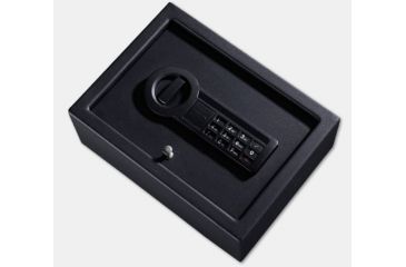 Image of Stack-On Drawer Safe w/Electronic Lock,11.81x8.62x4.37in,Matte Black PDS-1500