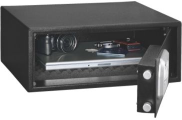 Image of Stack-On Extra Wide Safe w/ Biometric Lock, Black PS-7-B