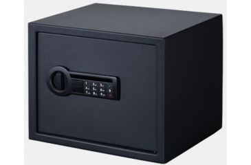 Image of Stack-On Large Personal Safe w/Electronic Lock,1 Shelf,15x11.81x11.81in,Matte Black PS-1515