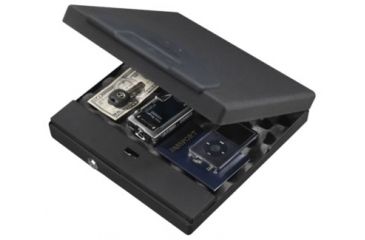 Image of Stack-On Large Portable Case with Electronic Lock - Black, Small PC-900-DS