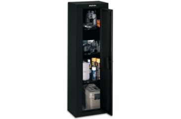 Image of Stack-On Pistol / Ammo Ready to Assemble Cabinet:  3-shelves, Black, Medium GCB-5300RTA-DS