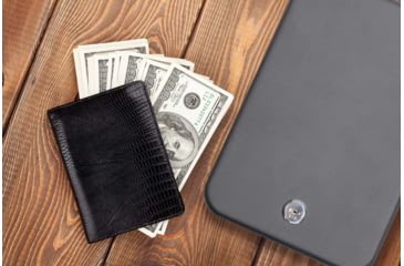 Image of Stack-On Portable Security Case with Key Lock, 6.5 x 9.5in, Black, Small, PC-95K-18