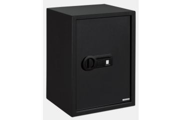 Image of Stack-On Super Sized Personal Safe w/Biometric Lock,2 Shelves,13.74x12.99x19.69in,Matte Black PS-15-20-B