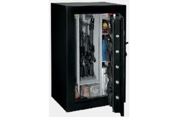 Image of Stack-On Tactical Fire Resistant Security Safe,35.25x26.75x59in,Matte Black/Silver/Gray TS-20-MB-E-S
