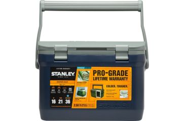 Image of Stanley Adventure Easy Carry Outdoor Cooler, Navy, 16qt, 10-01623-065