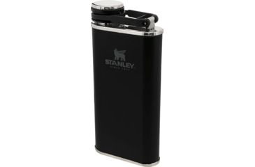 Image of Stanley Classic Easy Fill Wide Mouth Flask 8oz-, Matte Black, 8 ounce, 10-00837-123