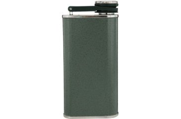 Image of Stanley Classic Easy Fill Wide Mouth Flask, Hammertone Green, 8 oz, 10-00837-122